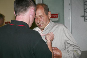 Staffelleiter Ian Diggance mit Gerhard Gronau (TSG Rottenacker) 2007